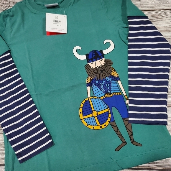 Hanna Anderson Long-Sleeve Top Size 8 NWT - Picture 8 of 10